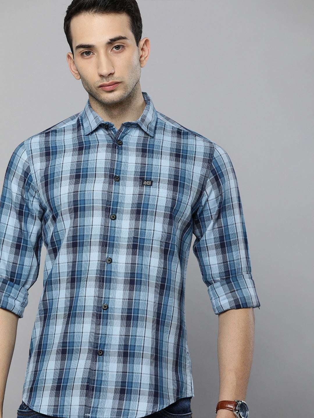 Shop Men Checkered Shirt Online.