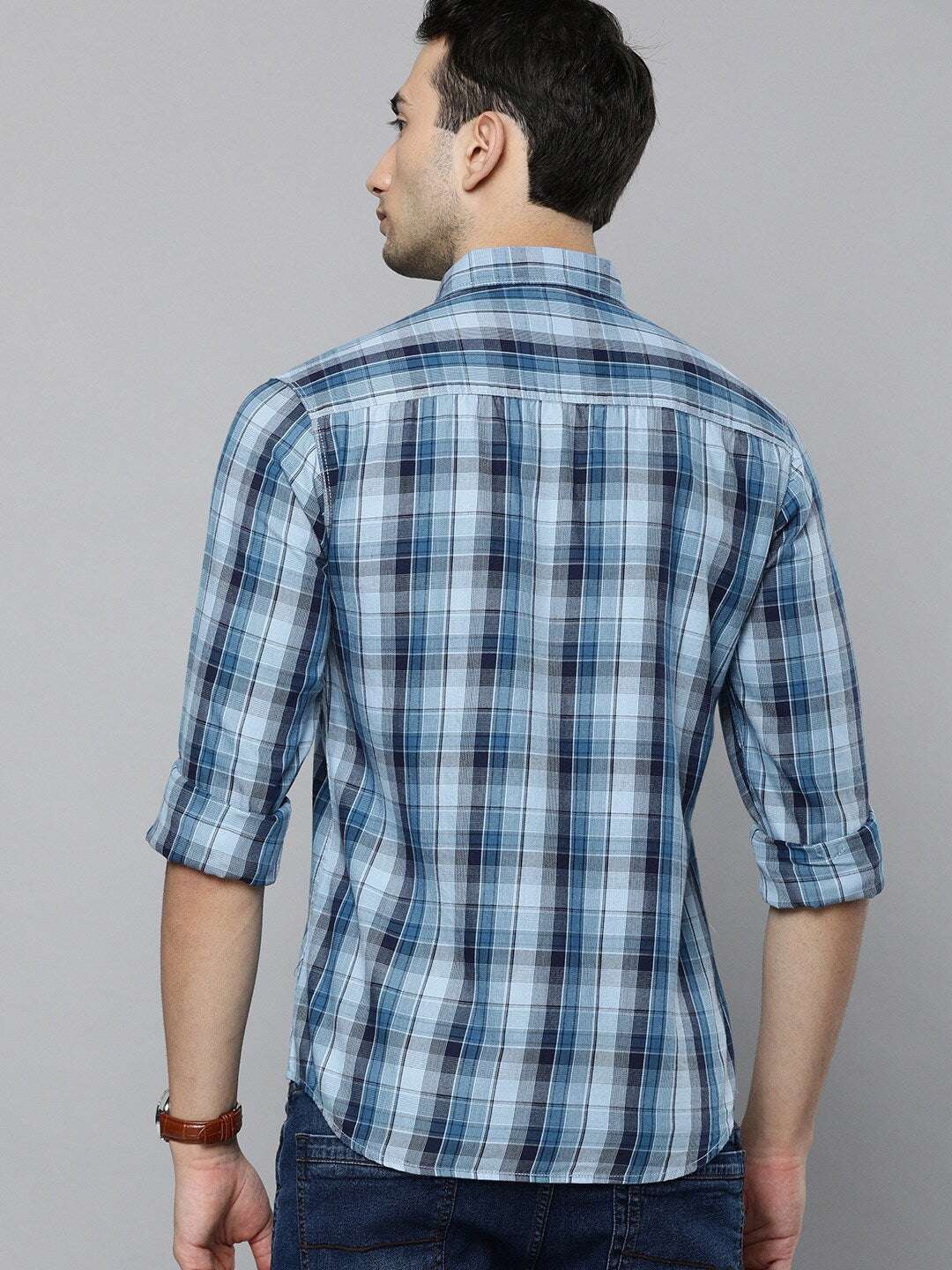 Shop Men Checkered Shirt Online.