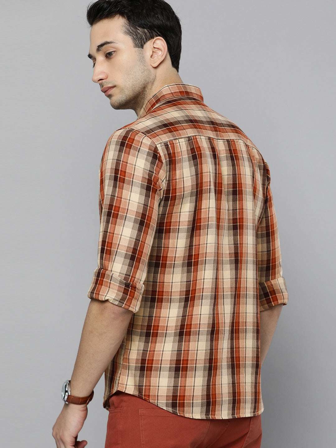 Shop Men Checkered Shirt Online.