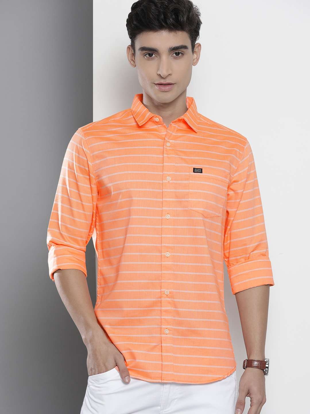 Shop Men Striped Shirt Online.