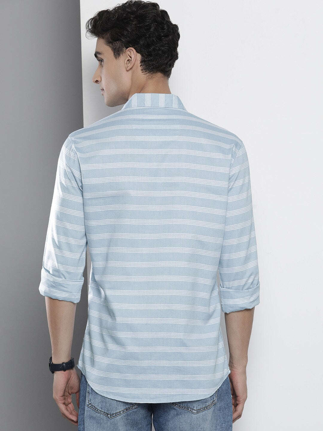 Shop Men Striped Shirt Online.