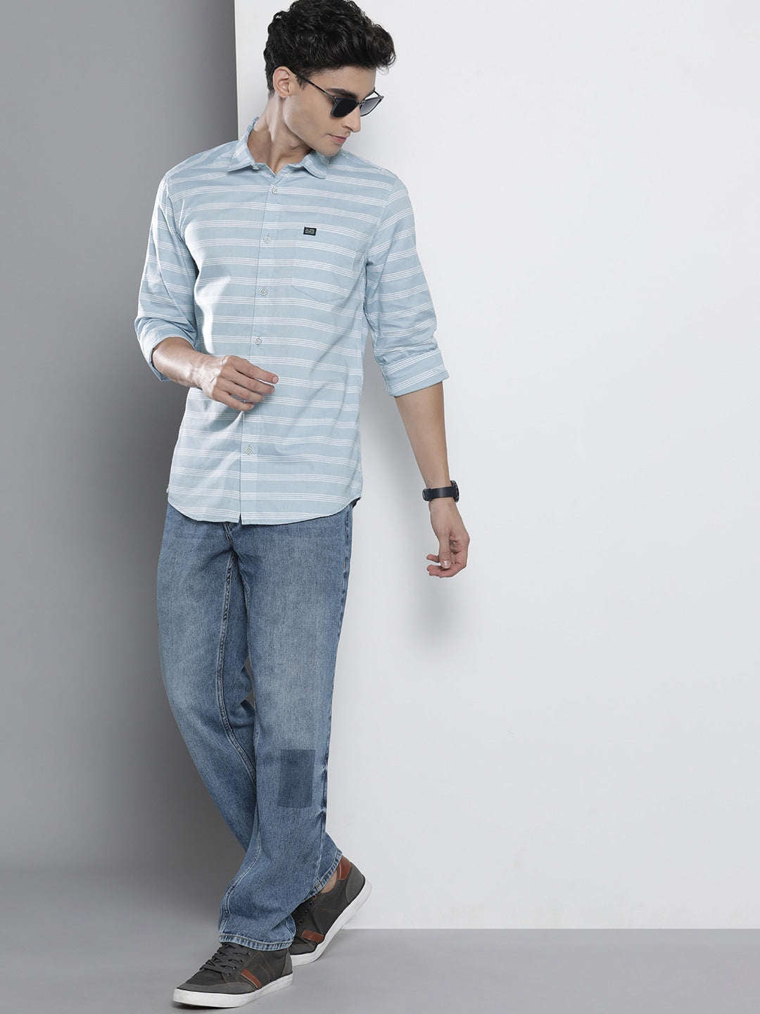 Shop Men Striped Shirt Online.