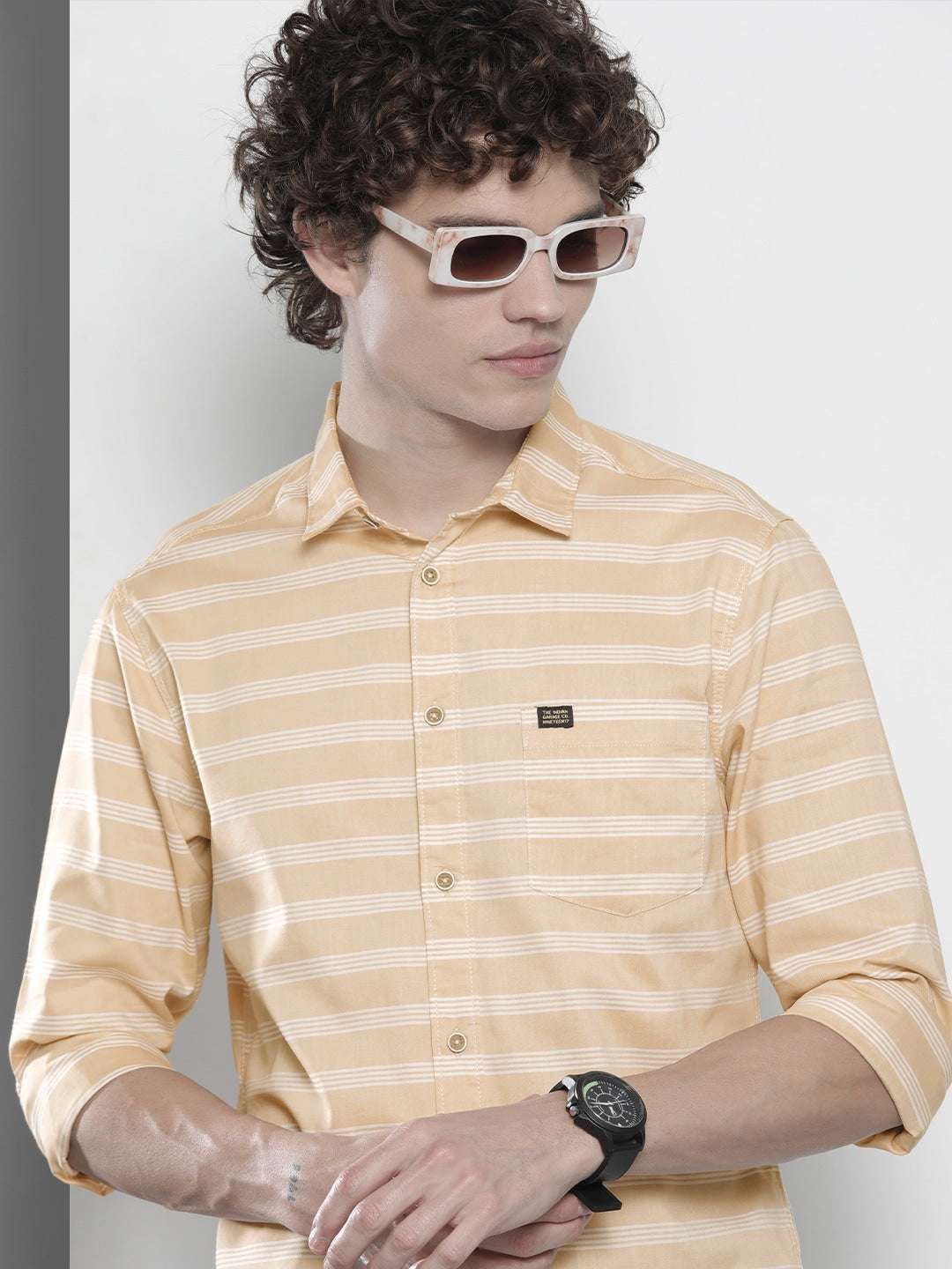 Shop Men Striped Shirt Online.