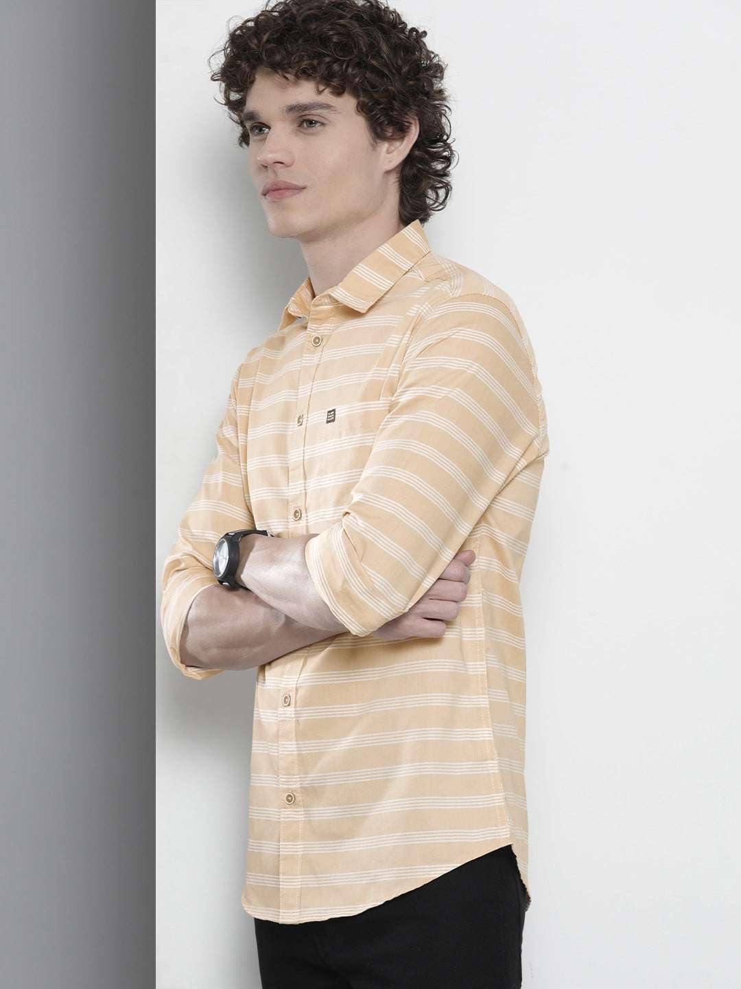 Shop Men Striped Shirt Online.