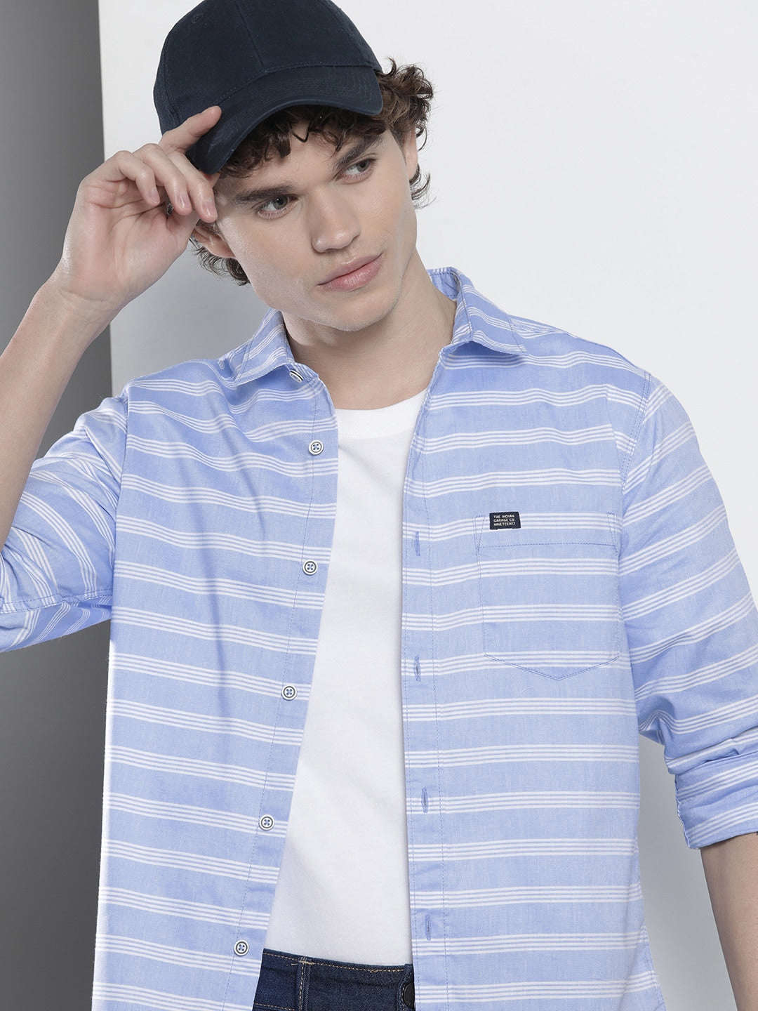 Shop Men Striped Shirt Online.