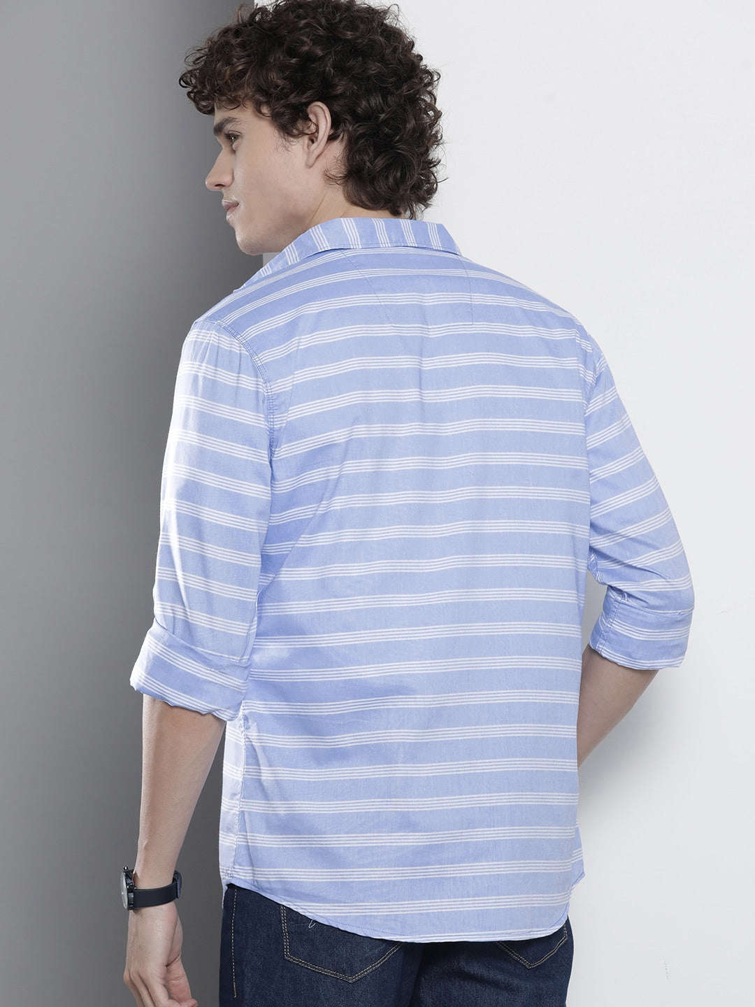 Shop Men Striped Shirt Online.