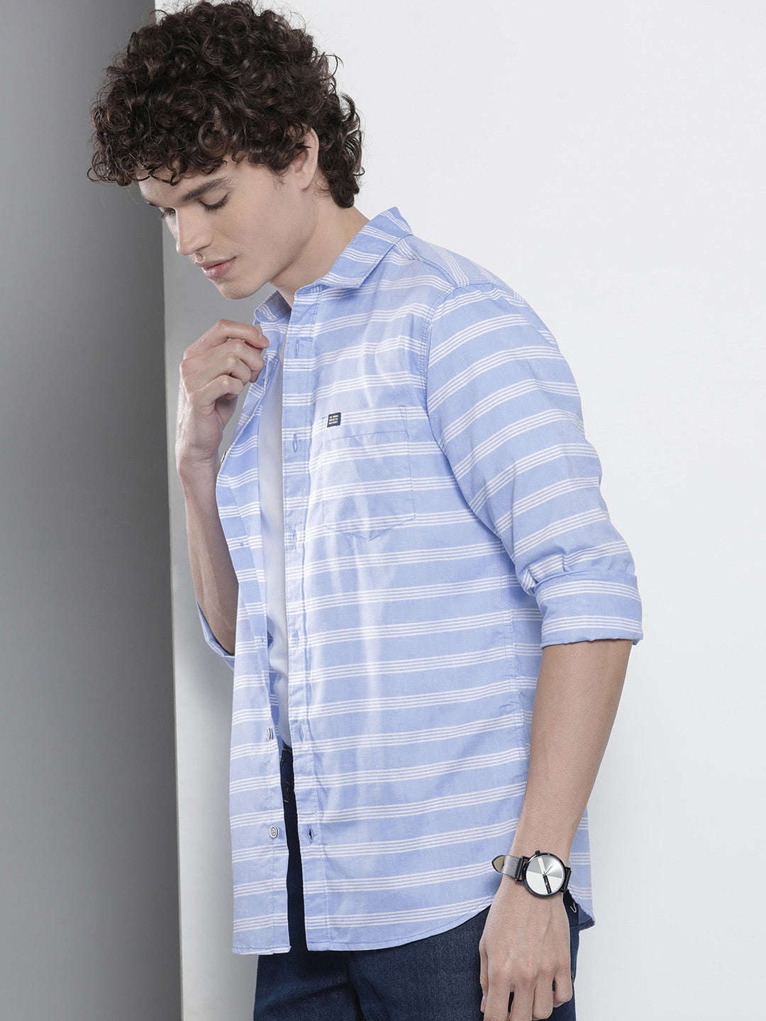 Shop Men Striped Shirt Online.