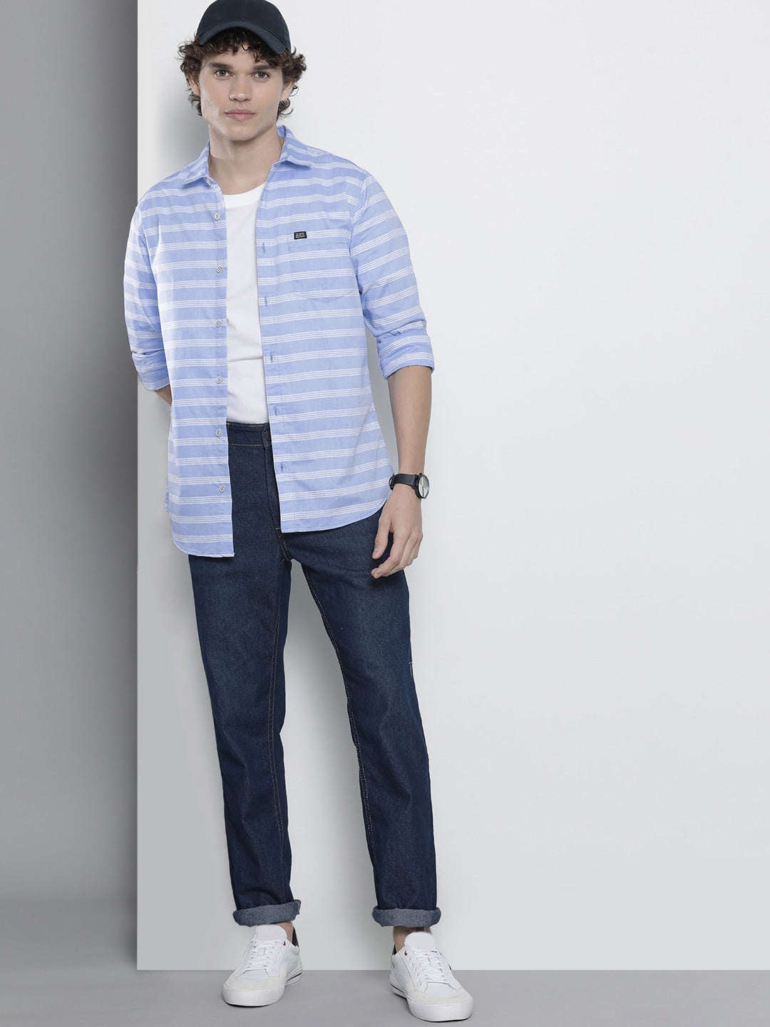 Shop Men Striped Shirt Online.