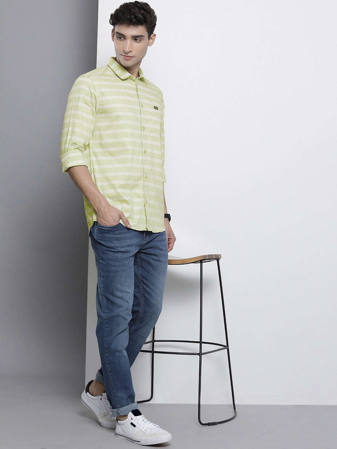 Shop Men Striped Shirt Online.