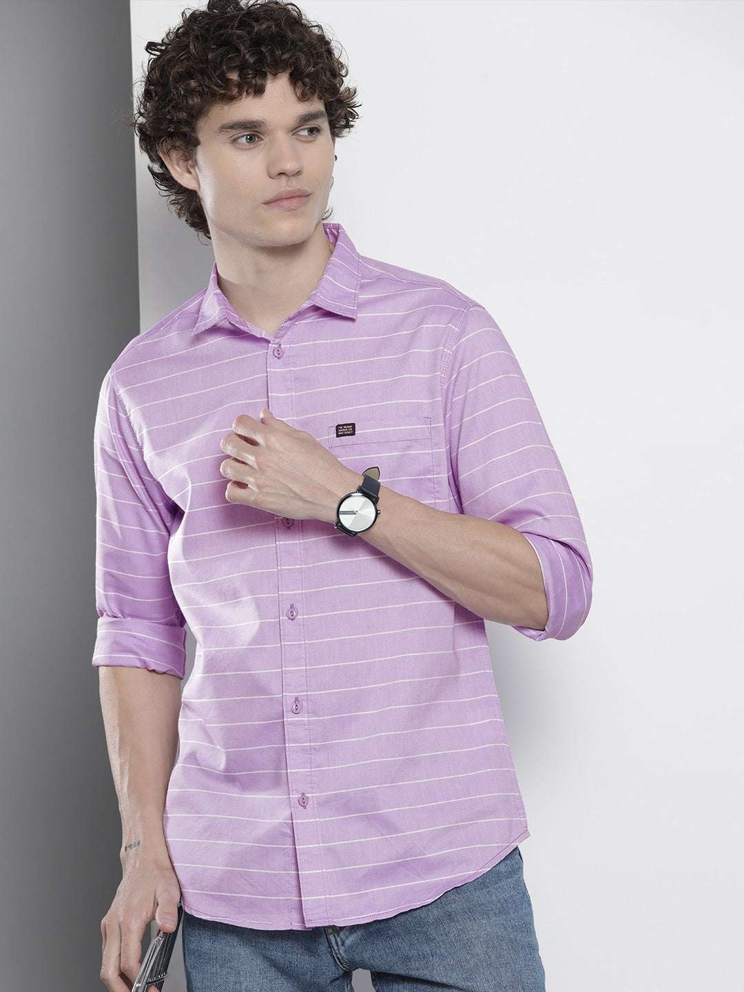 Shop Men Striped Shirt Online.