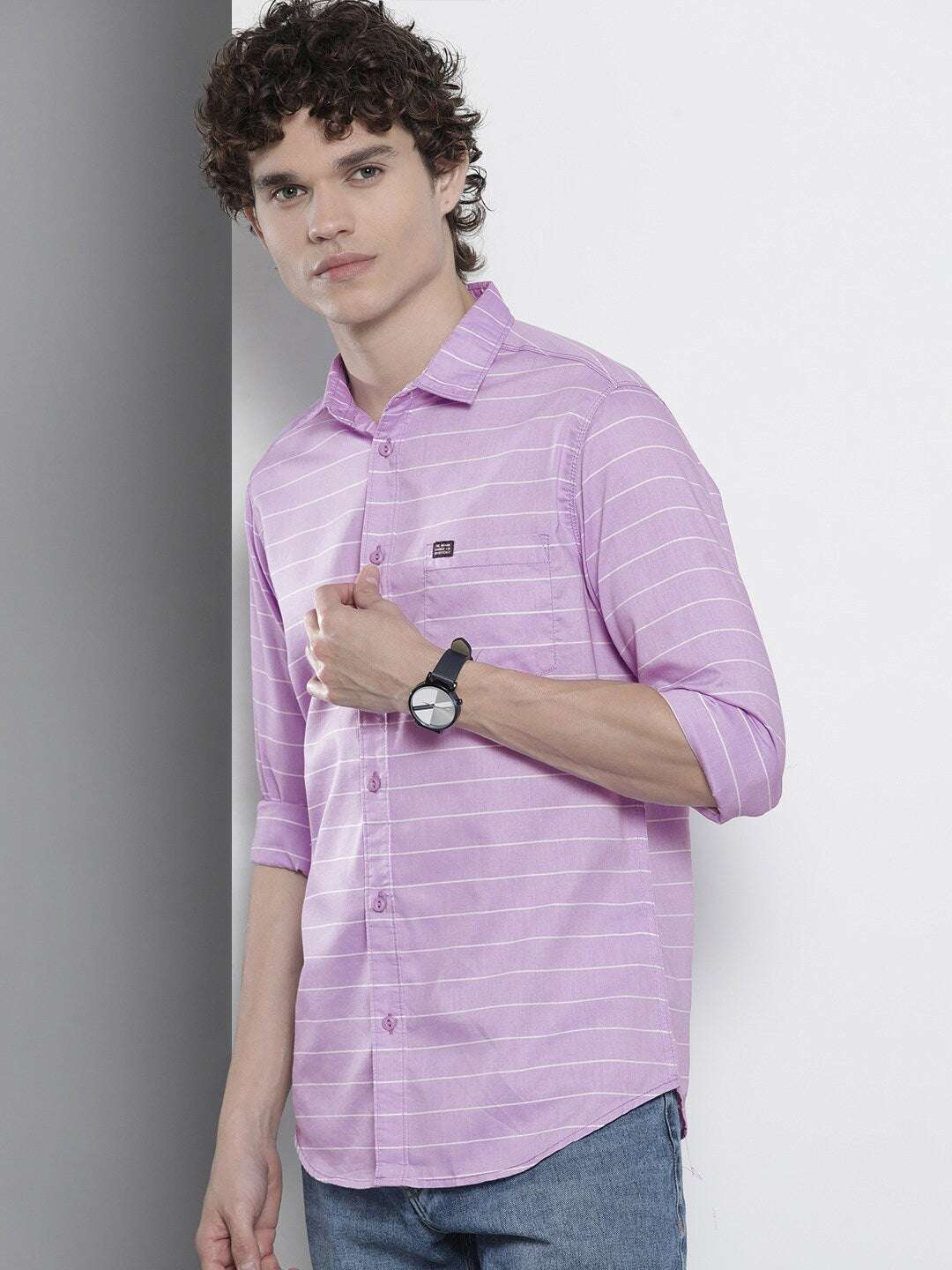 Shop Men Striped Shirt Online.