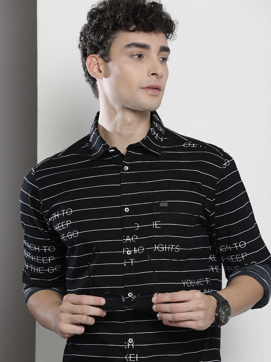 Shop Men Striped Shirt Online.