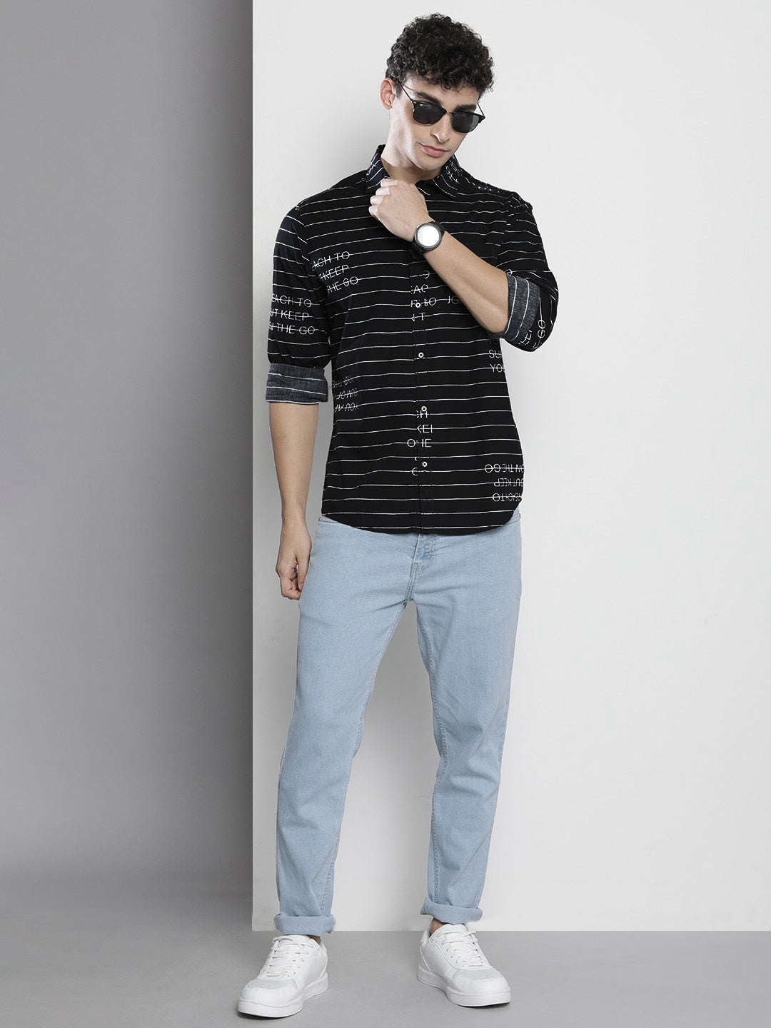 Shop Men Striped Shirt Online.