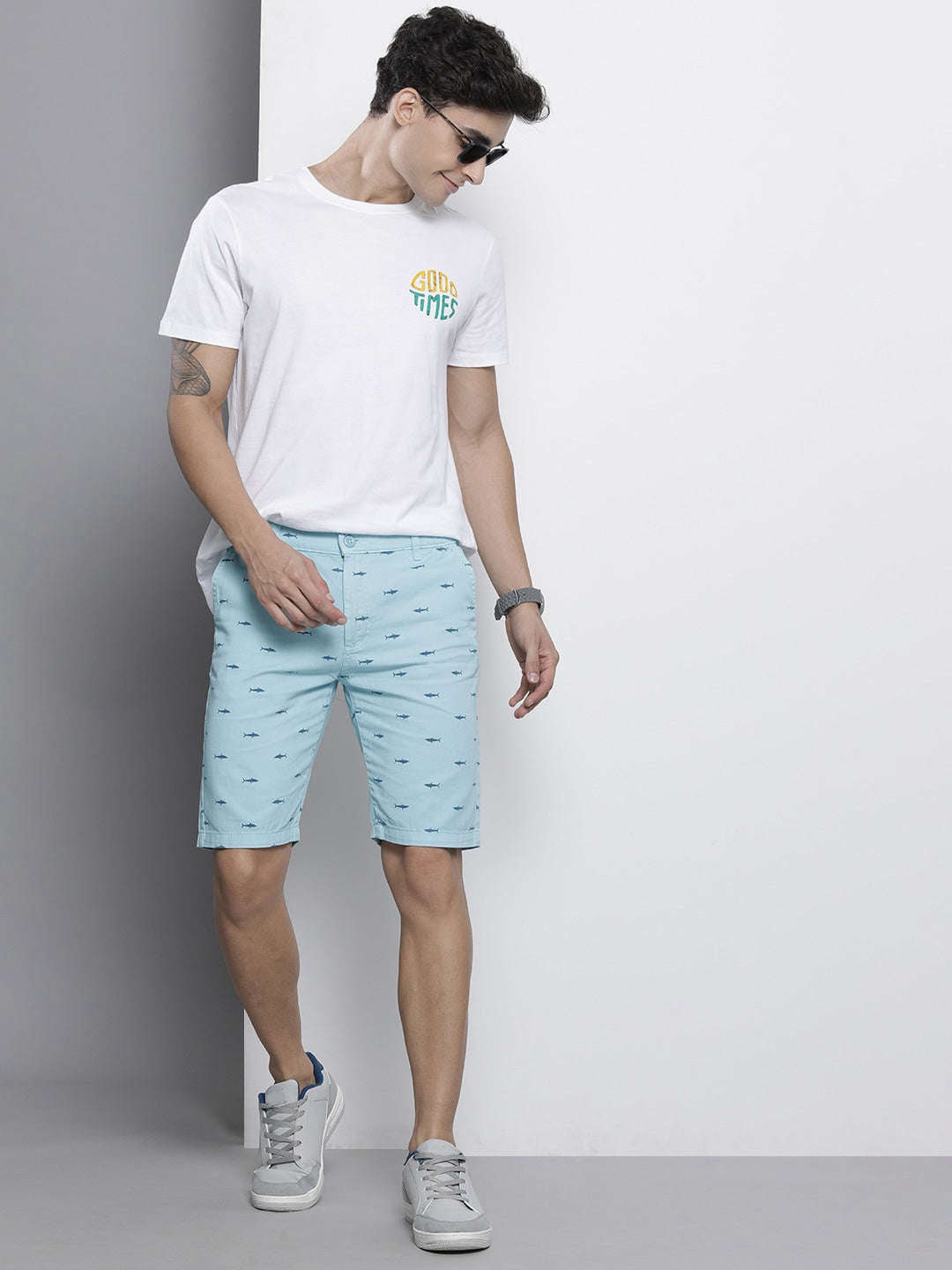 Shop Men Nautical Printed Shorts Online.