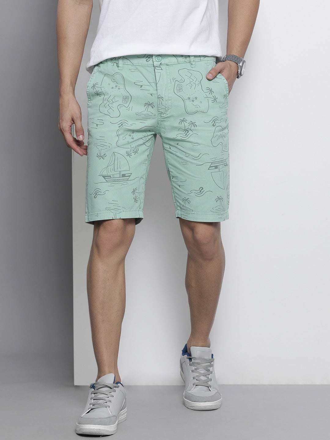 Shop Men Abstract Shorts Online.