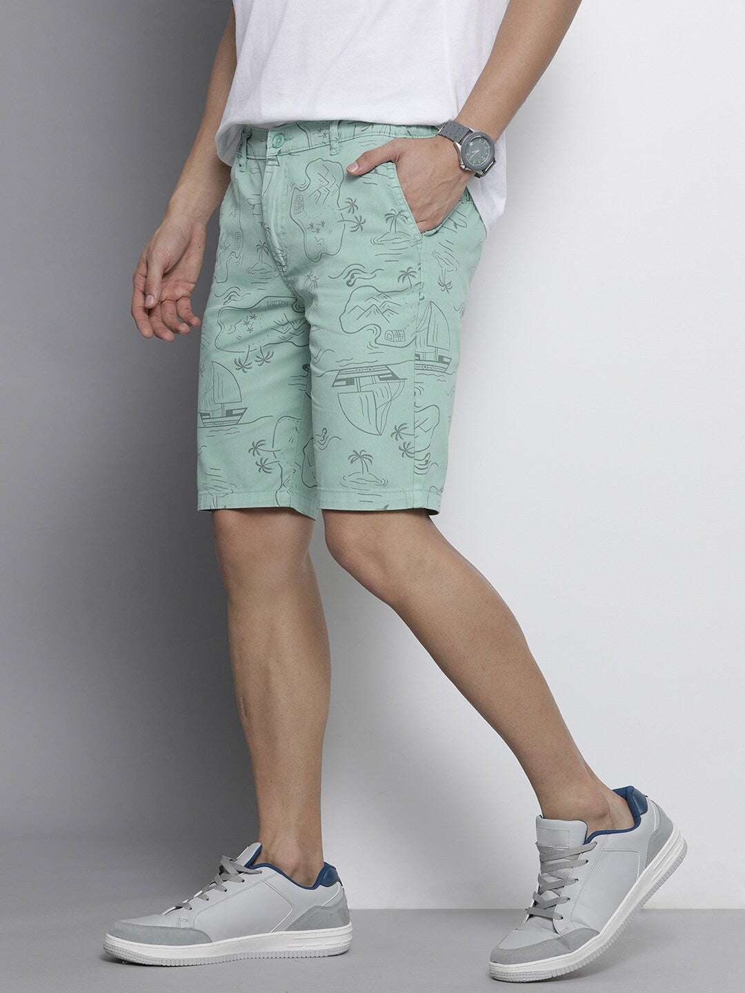 Shop Men Abstract Shorts Online.