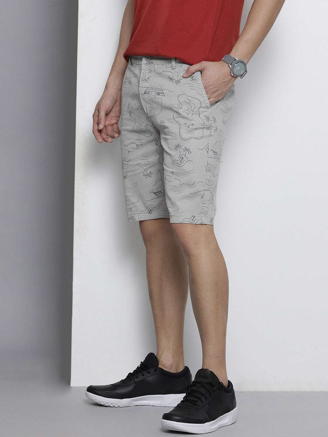 Shop Men Abstract Shorts Online.