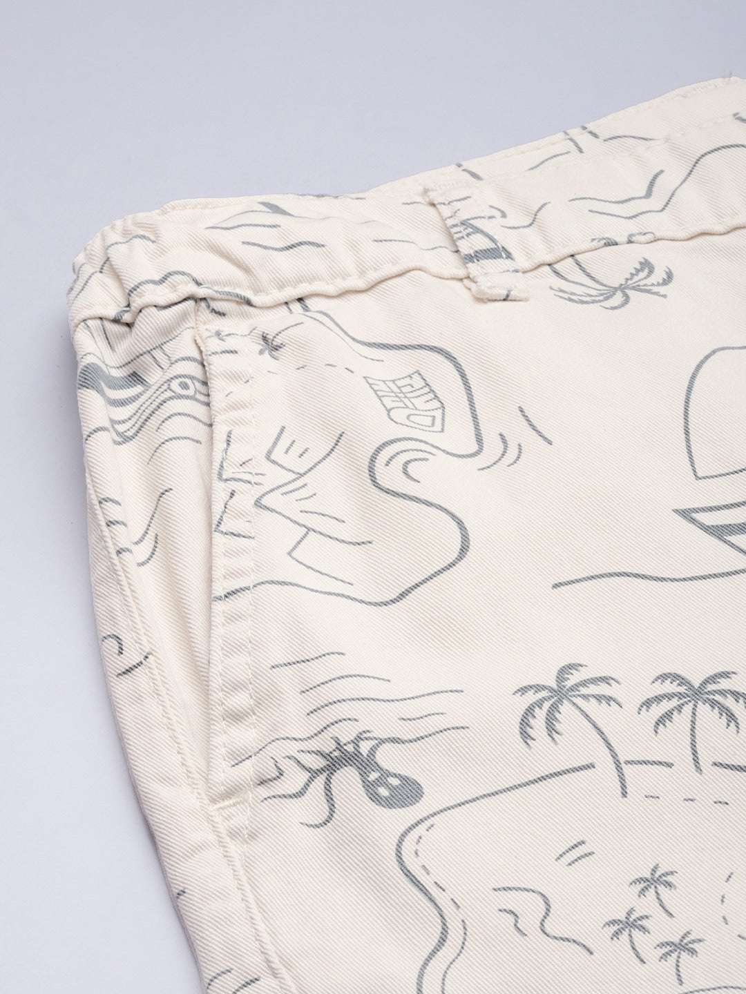 Shop Men Abstract Printed Shorts Online.