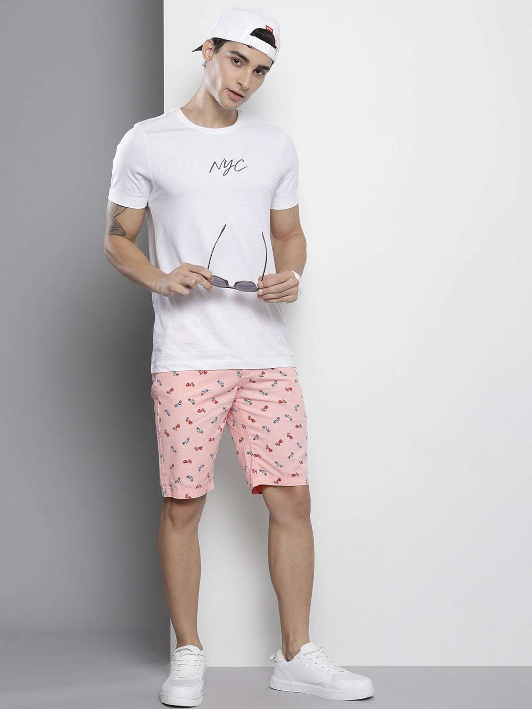 Shop Men Printed Shorts Online.