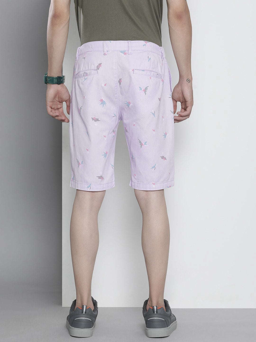 Shop Men Abstract Printed Shorts Online.