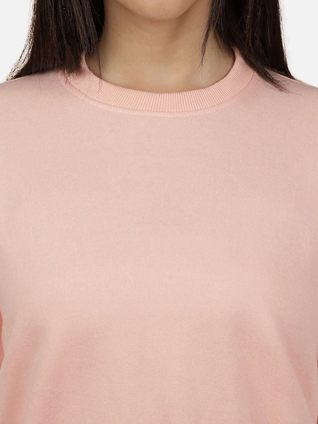 Shop Women's Solid Regular Fit Sweatshirt Online.