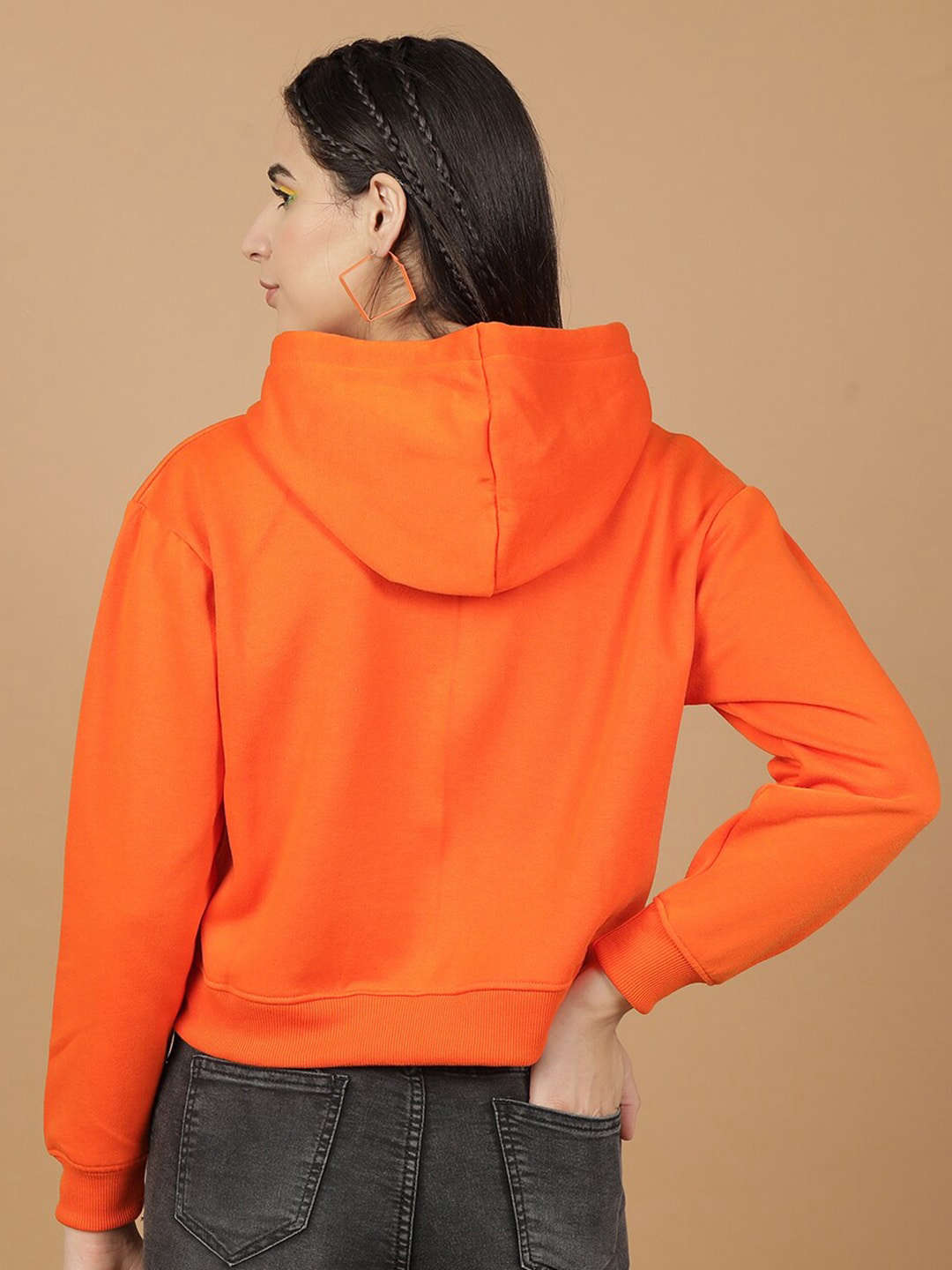 Shop Women's Solid Regular Fit Sweatshirt Online.