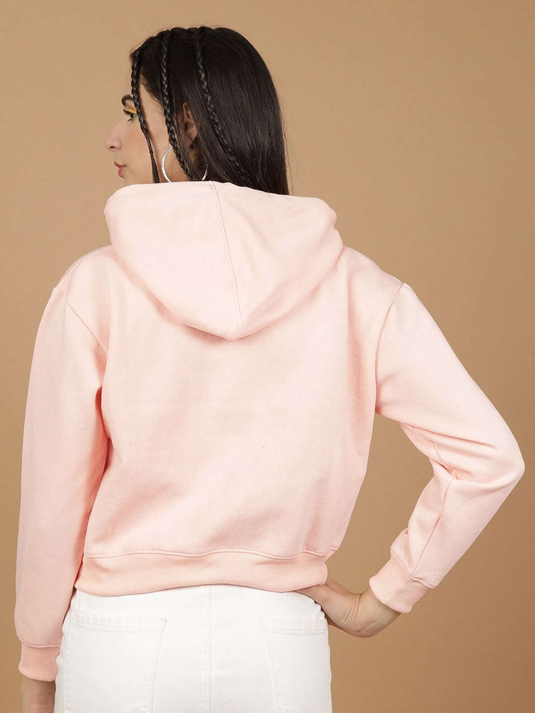 Shop Women's Solid Regular Fit Sweatshirt Online.