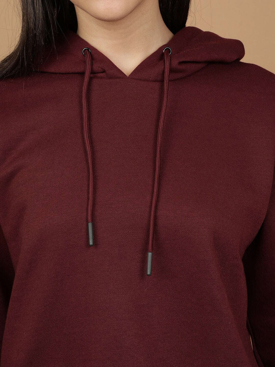 Shop Women's Solid Regular Fit Sweatshirt Online.