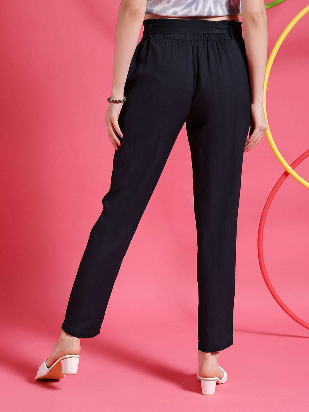 Shop Women Solid Trouser Online.