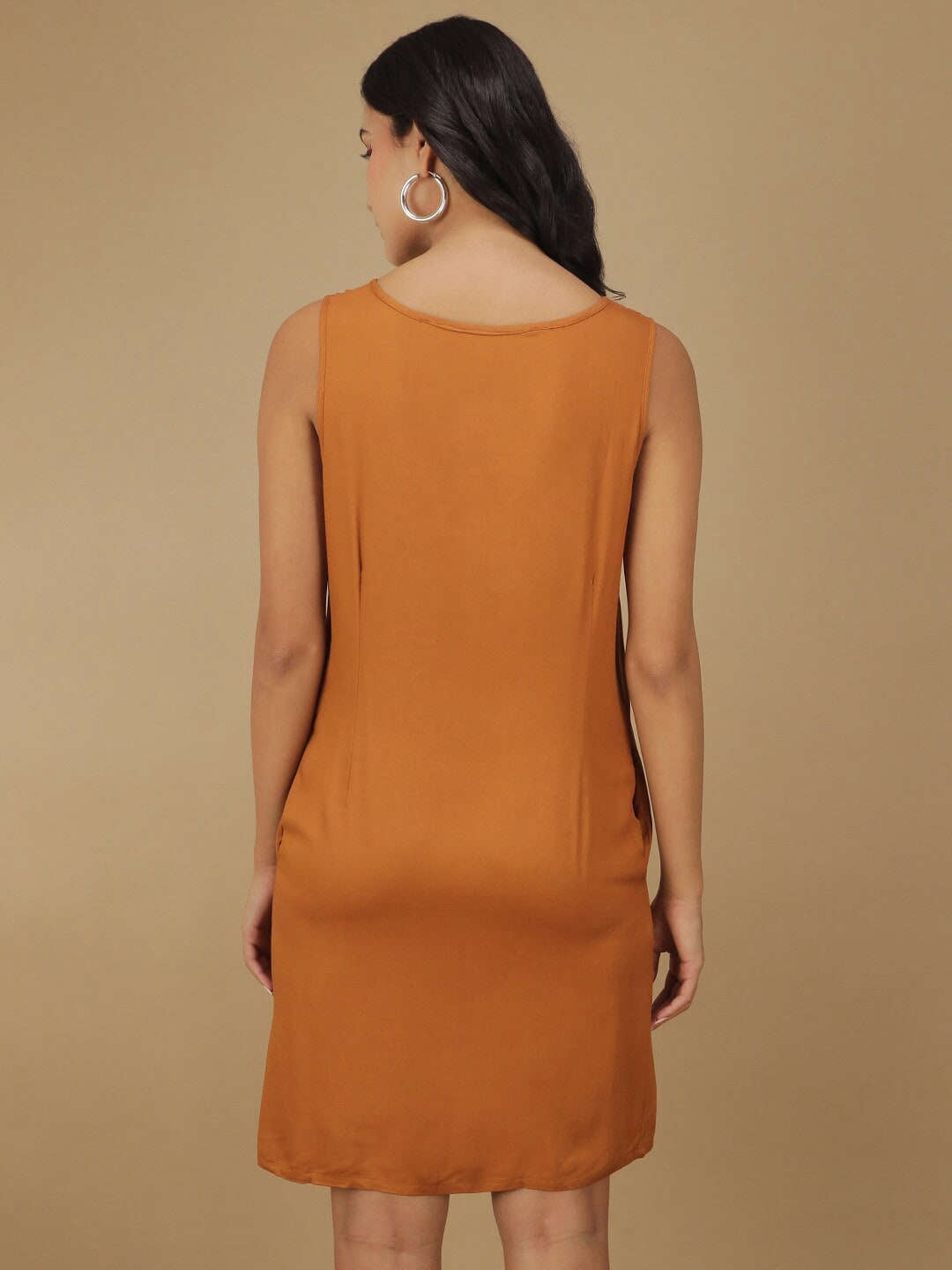 Shop Women Solid A-Line Dress Online.