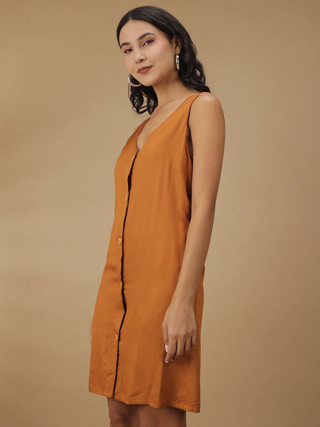 Shop Women Solid A-Line Dress Online.