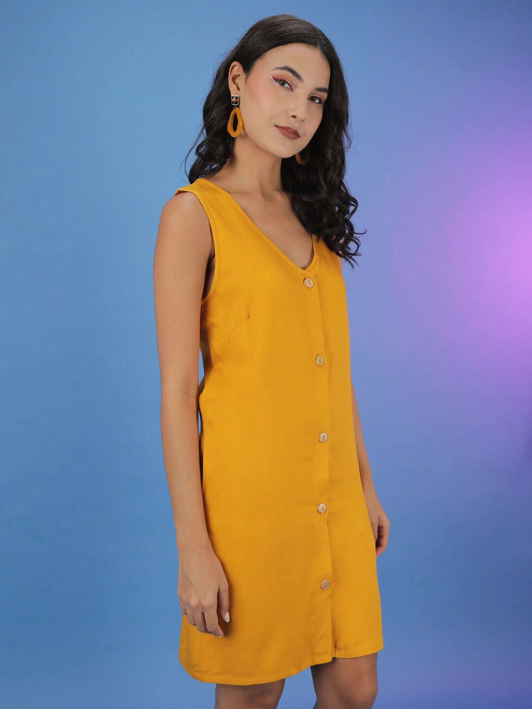 Shop Women Solid A-Line Dress Online.