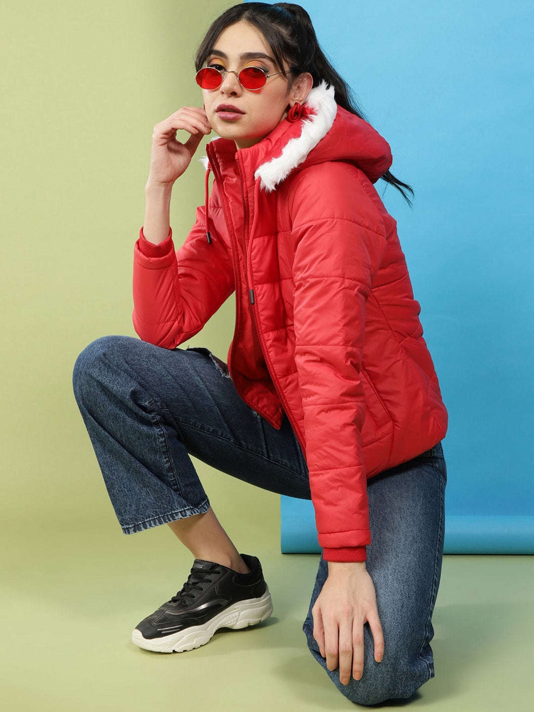 Shop Women Slim Fit Winter Jacket Online.