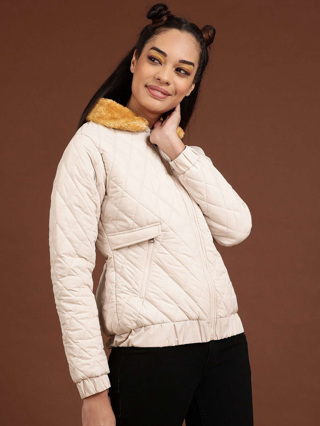 Shop Women Curved Jacket Online.