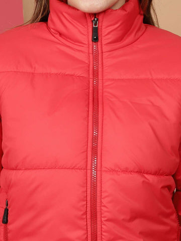 Shop Women High Neck Curved Jacket Online.