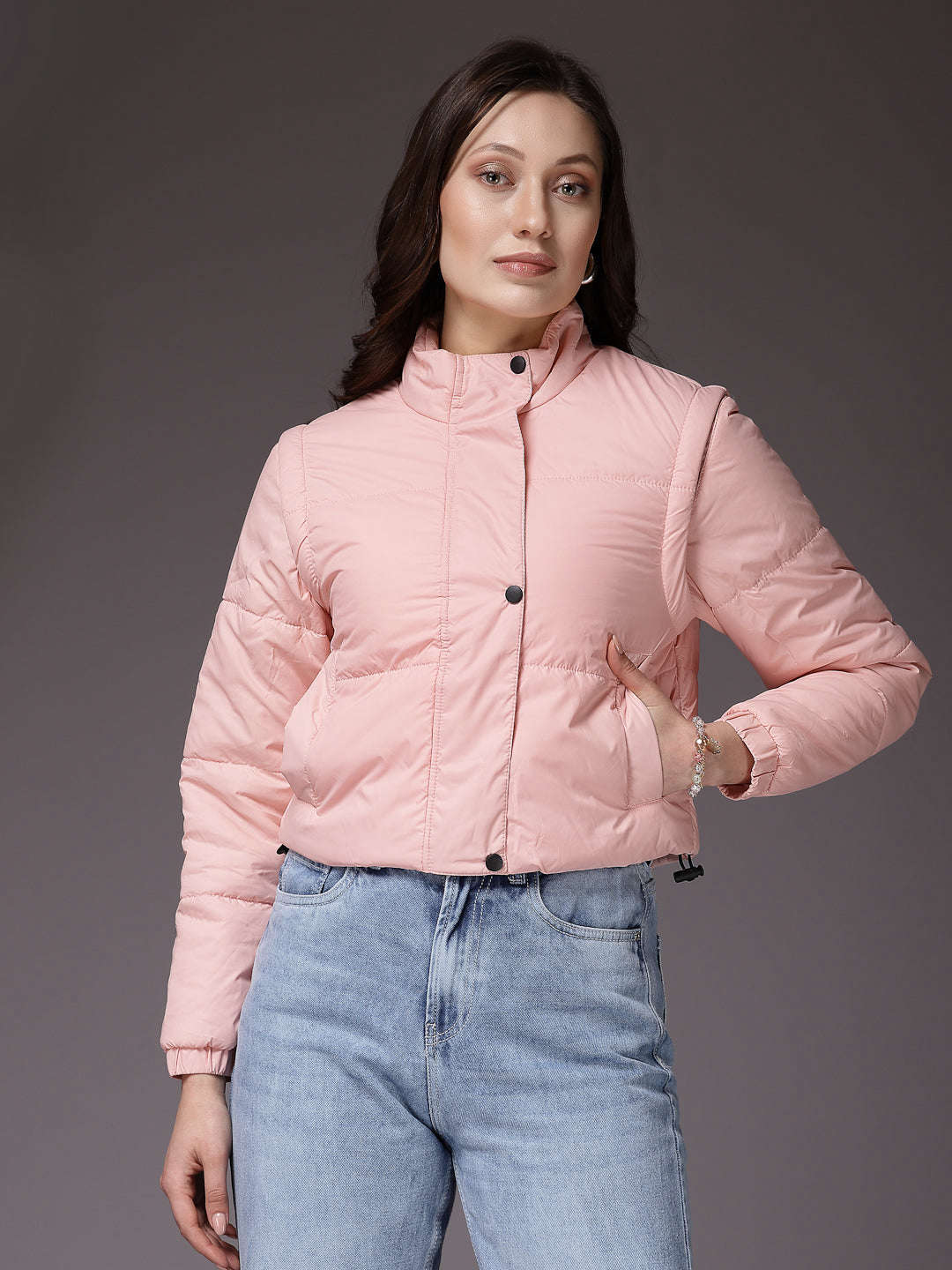 Shop Women Solid Jacket Online.