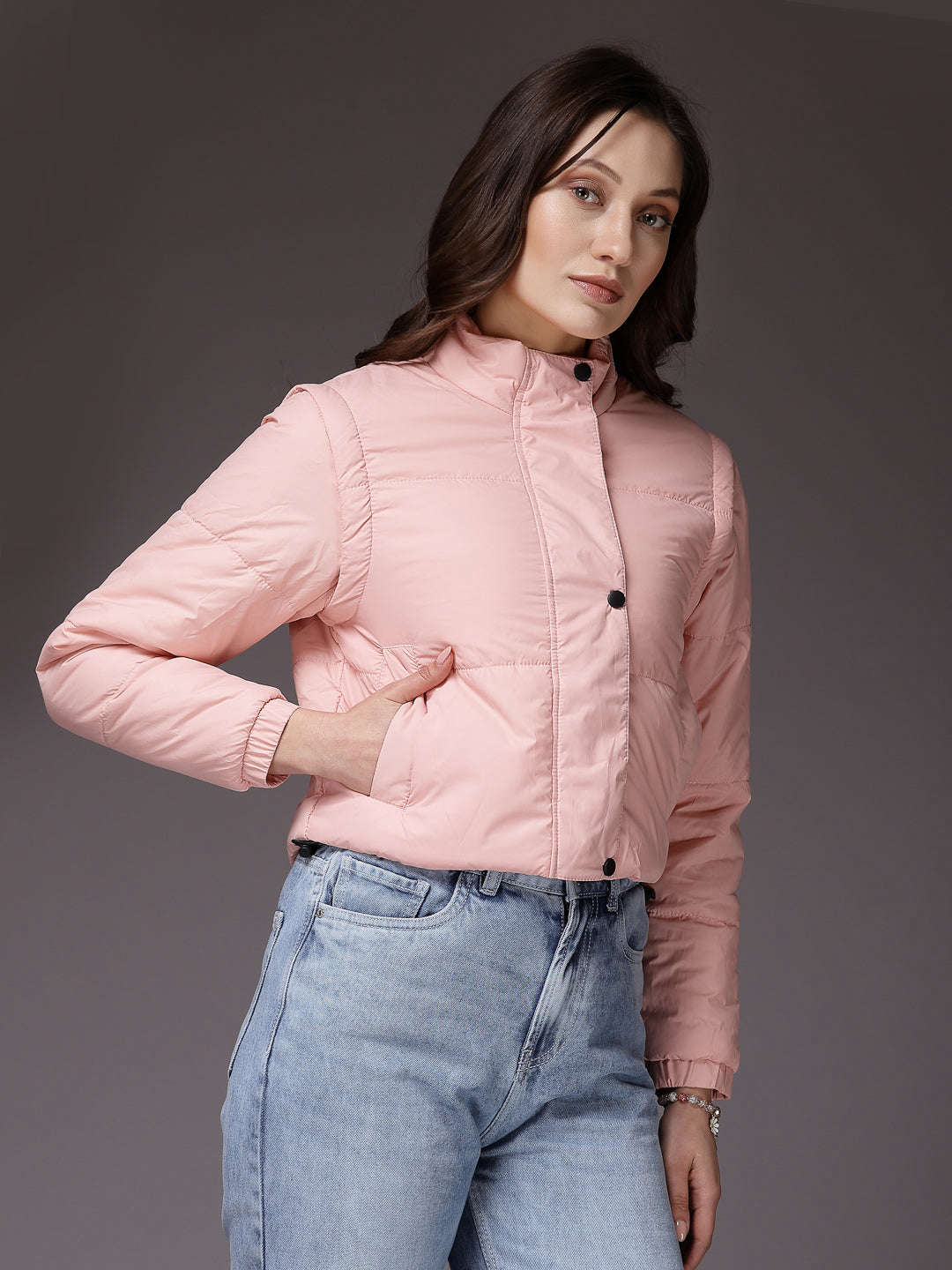 Shop Women Solid Jacket Online.