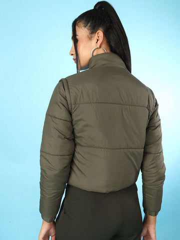 Shop Women Detachable Sleeve Crop Jacket Online.