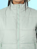 Shop Women High Neck Puffer Jacket Online.