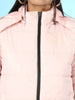 Shop Women Detachable Hood Puffer Jacket Online.
