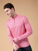 Shop Men's Solid Regular Fit Sweater Online.