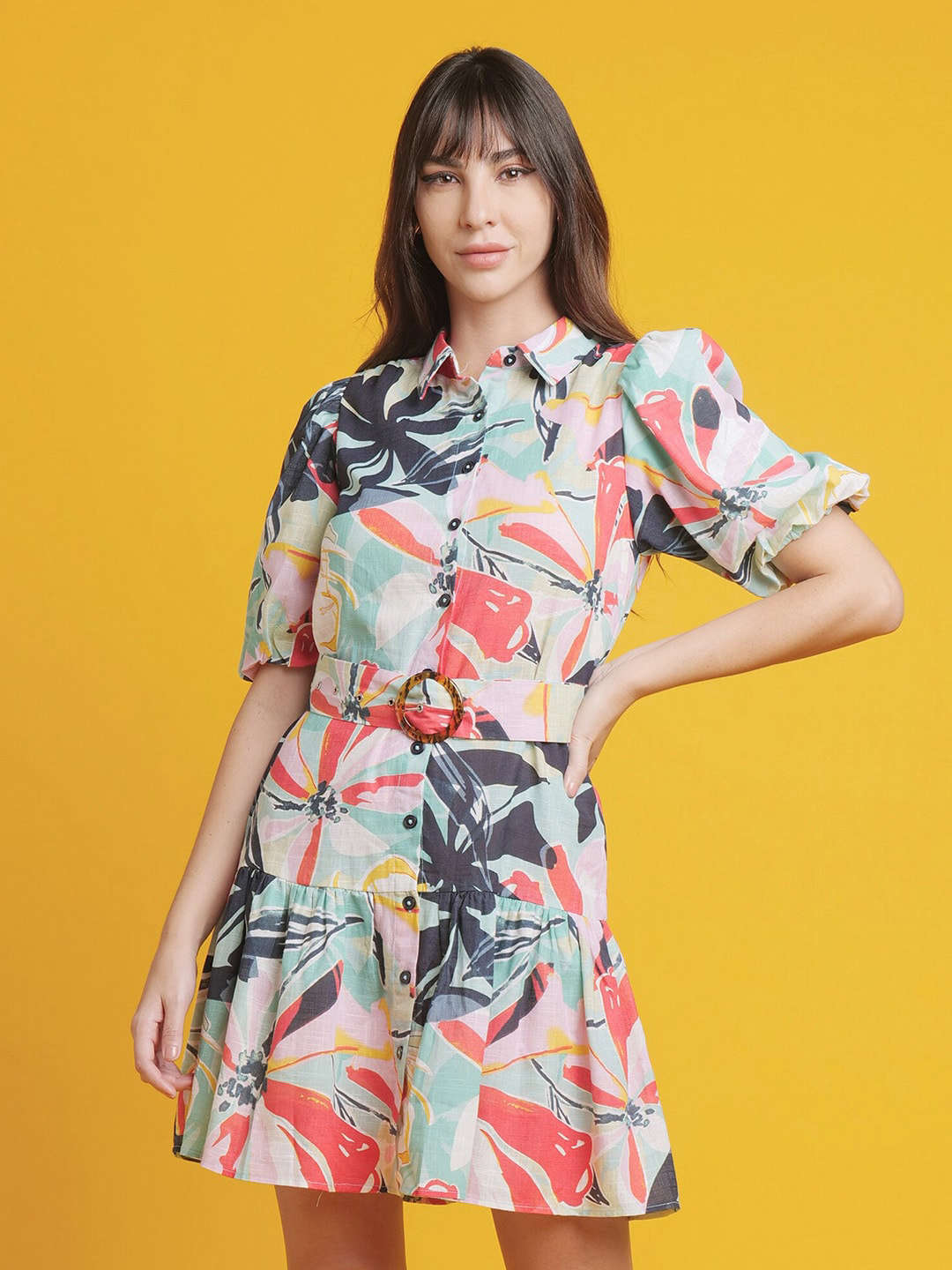 Shop Women Fit And Flare Long Dress Online.