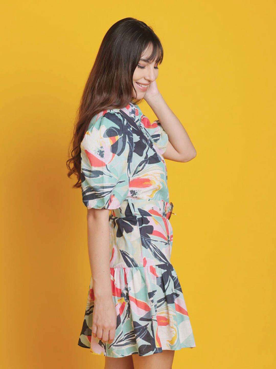 Shop Women Fit And Flare Long Dress Online.