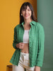 Shop Women's Solid Oversized Fit Shirt Online.