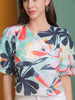Shop Women Puff Sleeves Floral Printed Top Online.