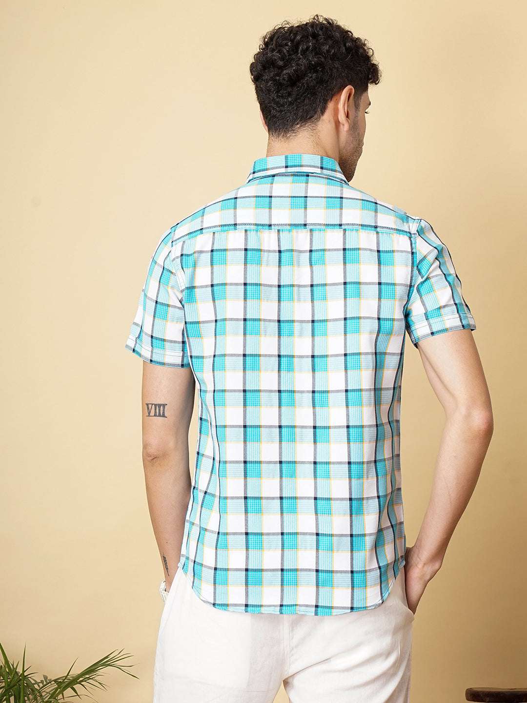 Shop Men Checked Shirt Online.