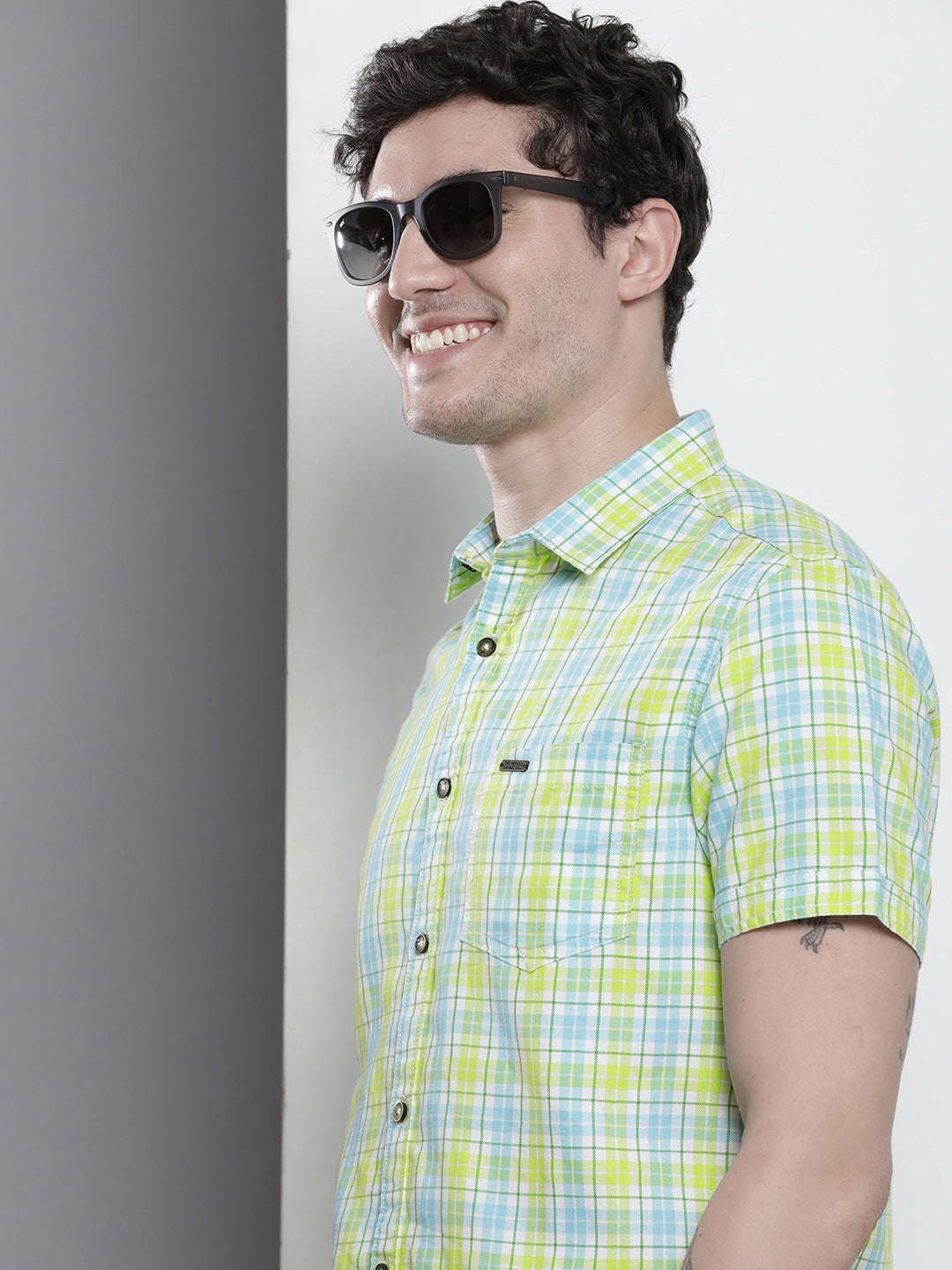 Shop Men Check Shirt Online.