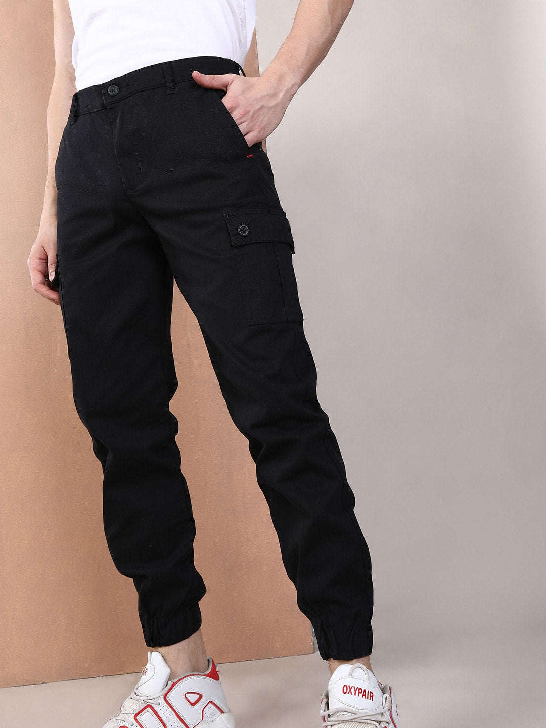 Shop Men Solid Trouser Online.