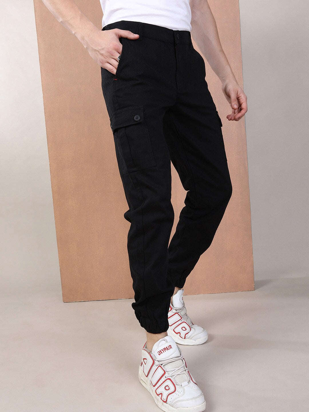 Shop Men Solid Trouser Online.