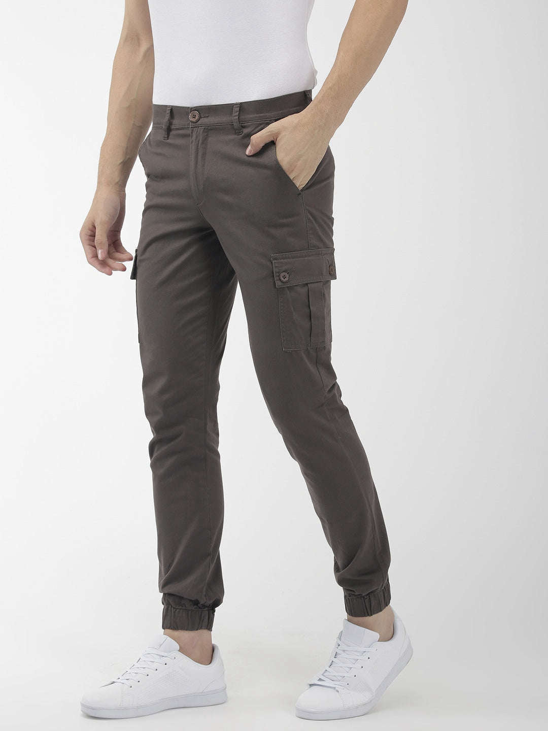 Shop Men Solid Trouser Online.